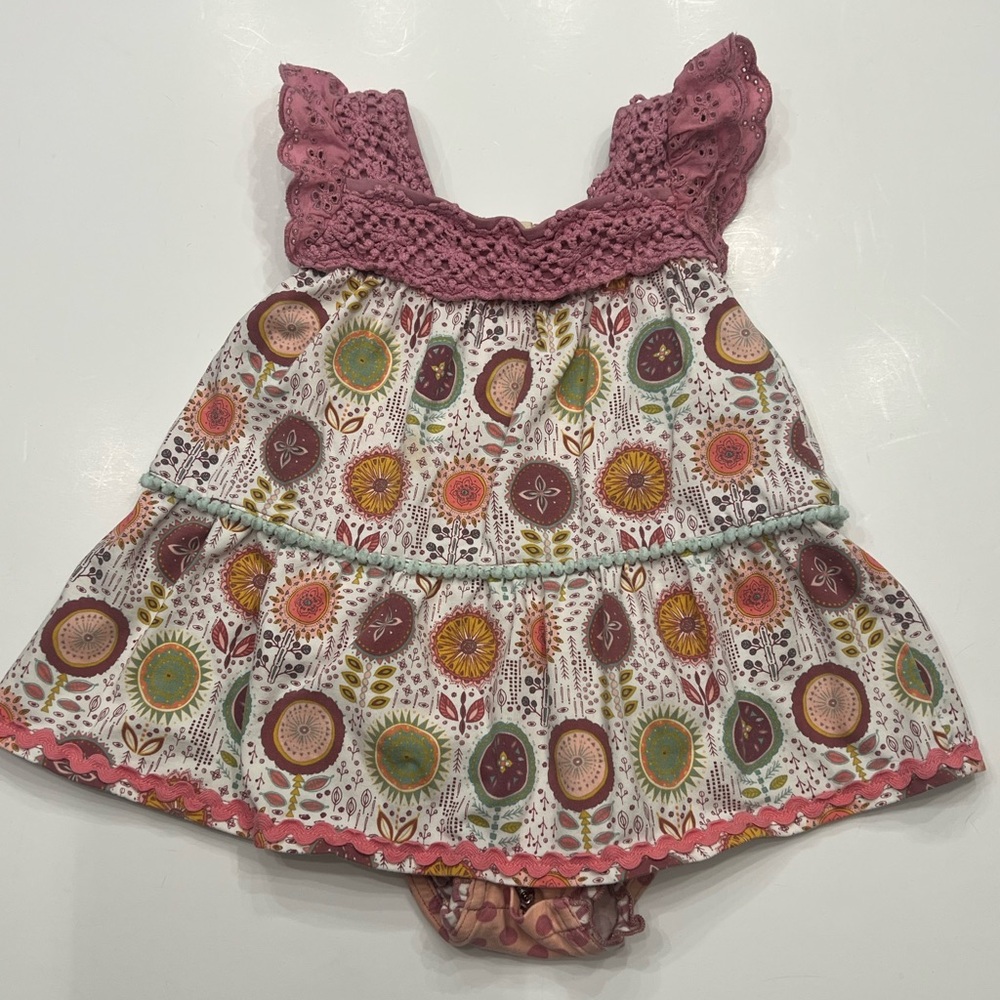 Matilda Jane 6-12 month bubble romper baby girls